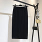 Jupe en tricot taille haute