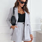 Linen Suit Female Temperament Commute
