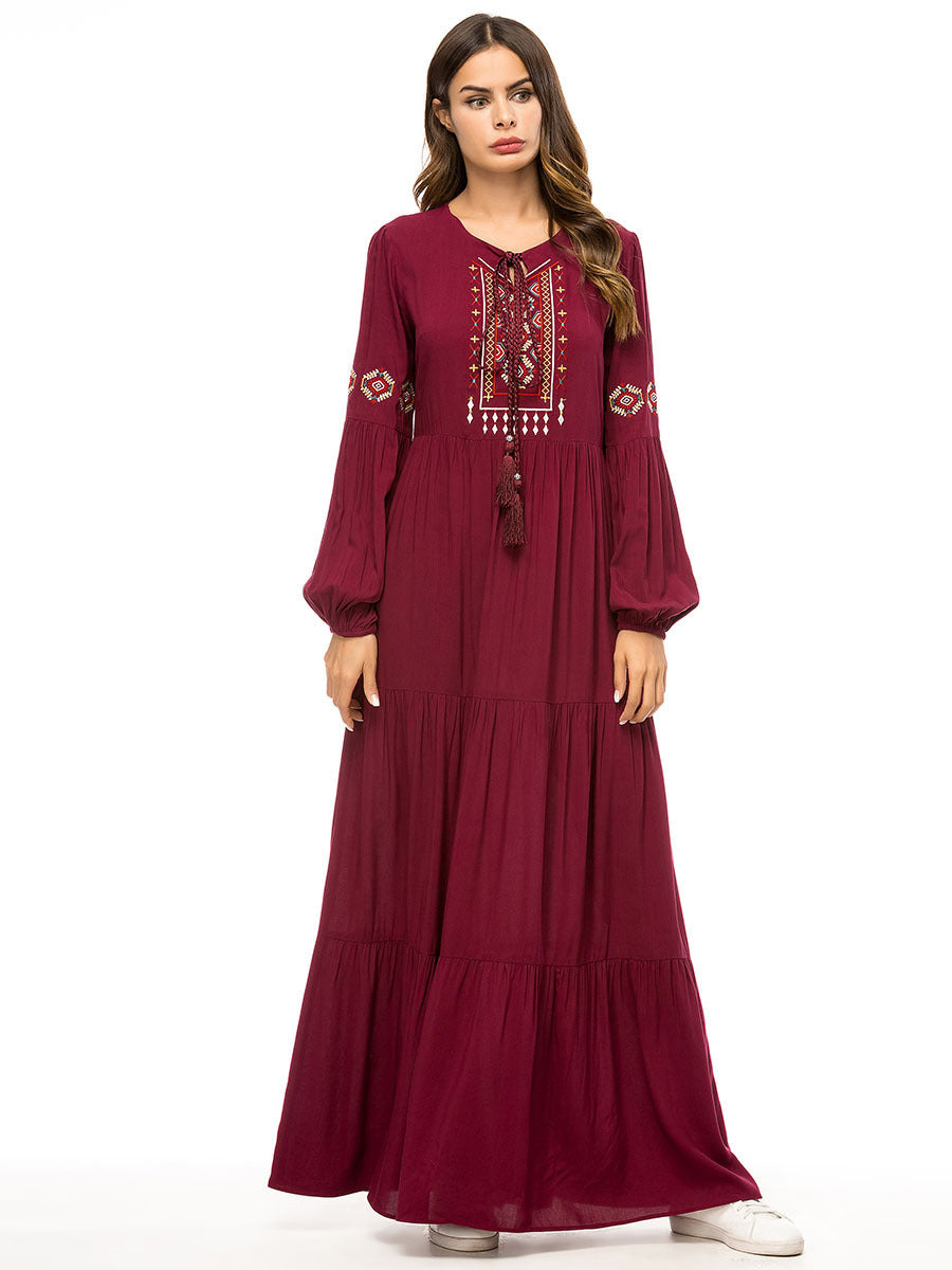 Robe simple brodée
