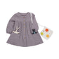 Cotton-crepe crepe cardigan
