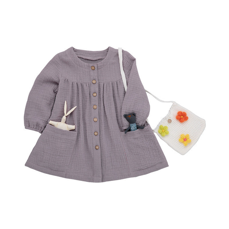 Cotton-crepe crepe cardigan