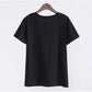Women's round neck short-sleeved T-shirt