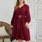 Robe élégante en coton pour femme grande taille 
