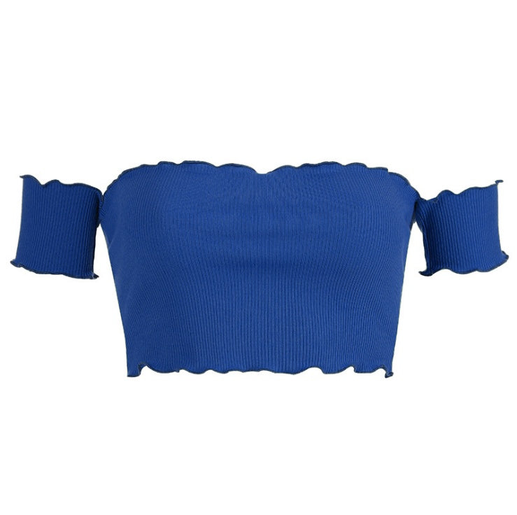 T-shirt à épaules en bois 