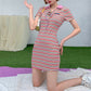 Pack hip strap dress