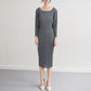 High-grade Elastic Slimming Pleated Skirt