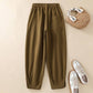 Pantalon large amincissant grande taille automne et hiver