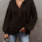 Autumn and Winter Solid Color Loose Hooded Woman