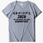 Lettered round neck printed short sleeve