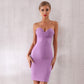 Robe bandeau sans bretelles