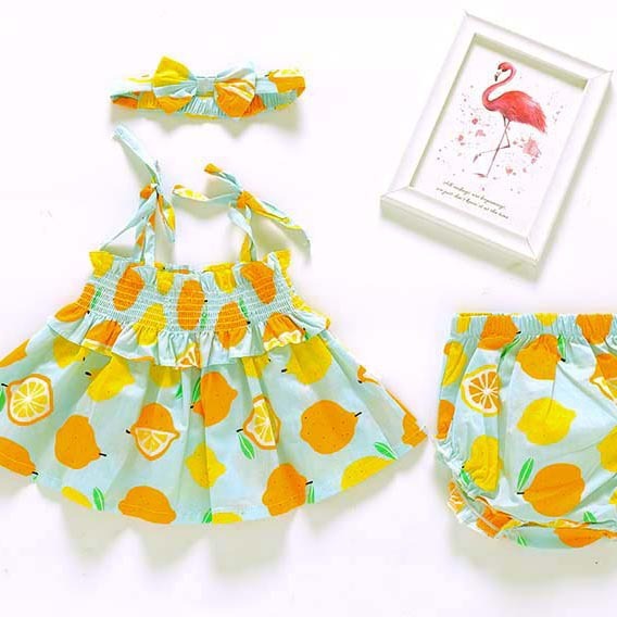Robe à bretelles Lemon Girls