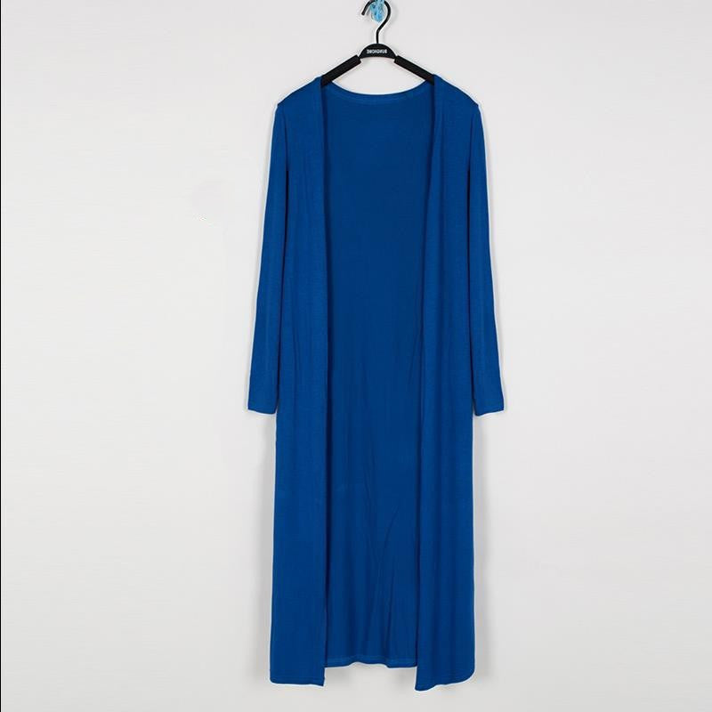 Long plus size long sleeve air conditioning shirt