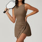 Robe de sport moulante en deux pièces pour fitness