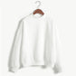 Korean solid color plus velvet sweater ladies