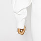 Hanging Neck Strapless Solid Color Short Hip Dress