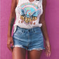Short en jean déchiré classique et rétro pour femme