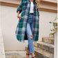 Women's Fashion Long-sleeved Loose Plaid Shirt
