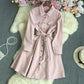 Women's Fashion Temperament Long-sleeved Shirt Dress