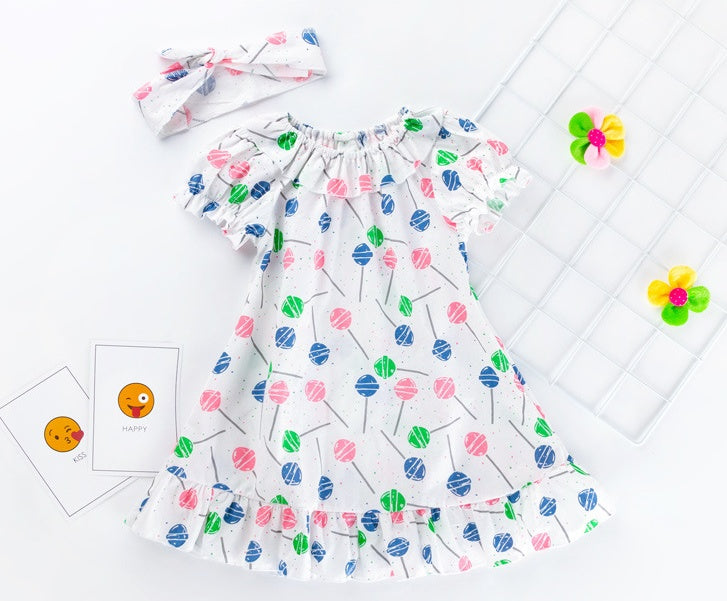 Robe imprimée pour fille