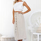 Single-breasted one-piece skirt