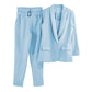 Women's solid color suit