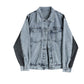 Women's Contrast Color Stitching All-match Thin Denim Jacket