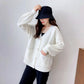 Cashmere jacket vintage knitted sweater cardigan
