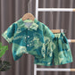Boys' Summer Short Sleeve Shirt Shorts Suit