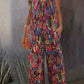 Sleeveless TEMU Women's Printed Loose Jumpsuit