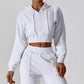 Loose Long Sleeve Sweatershirt Coat For Women