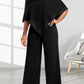 Women's Fashion Suspenders Shoulder Collar Jumpsuit