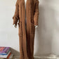Cardigan long en tricot avec poche, pull long, manteau épais, européen et américain