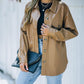 New Loose Casual Single Breasted Lapel Leather Jacket
