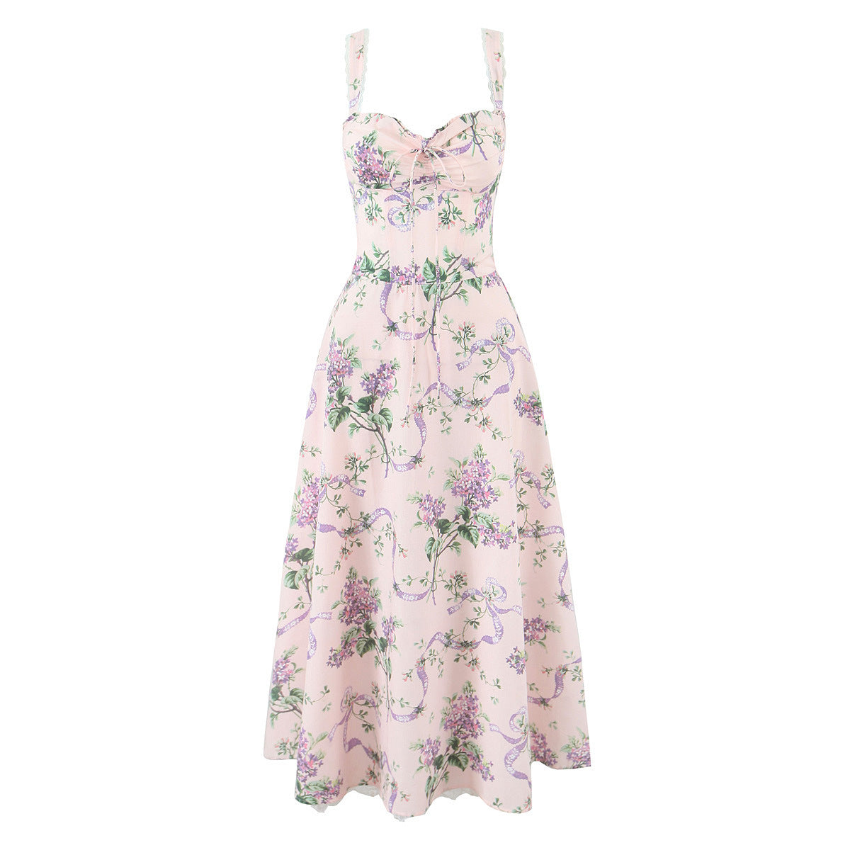 Women's Fashion Stitching Mid-length Dress