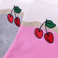 Children's embroidery knitted sweater