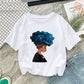 T-shirt slim blanc à manches courtes pour femme