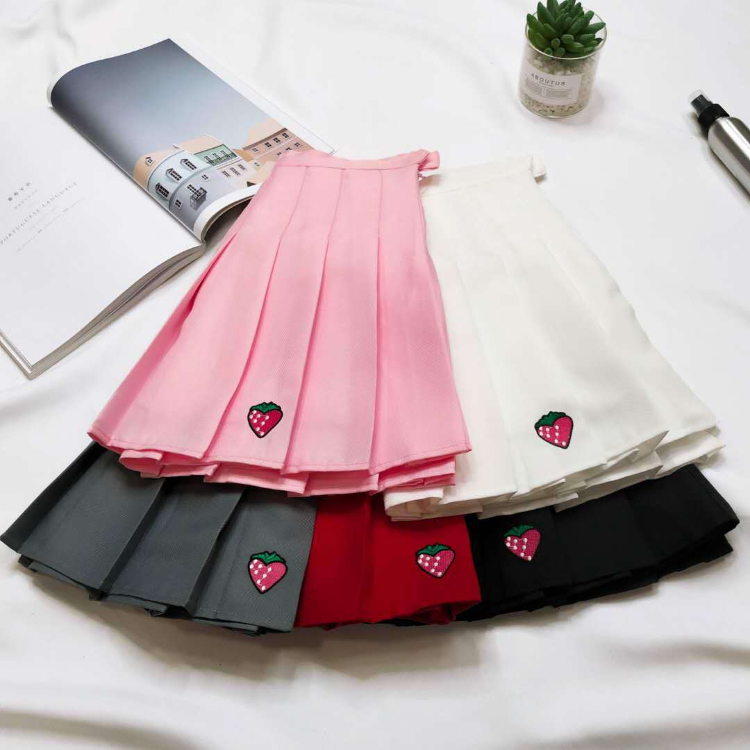 High waist A-line skirt
