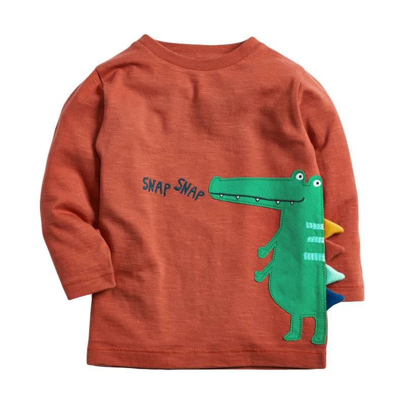 T-shirt garçon en coton tricoté