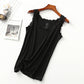 Threaded cotton women's vest