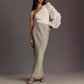 Women's One-shoulder Design Mesh Stitching Street Top