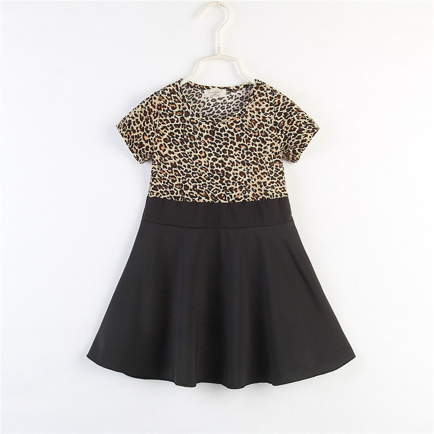 Robe à manches courtes pour fille