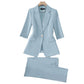 Three-quarter Sleeve Waist Trimming Casual Stylish Thin Suit