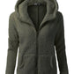 Women's Fashion Jacket Hooded Sweater Sweater