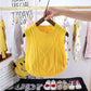 Girls strawberry lapel sweater cardigan