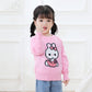No fading, no ball, white rabbit double coat with bow