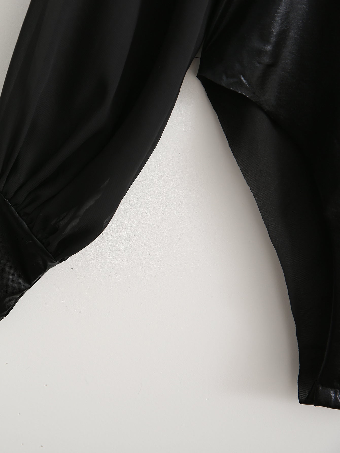 Square Collar Temperament Slim PU One-piece Leather American Ladies Bottoming Shirt