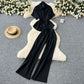 Designer Touch Featuring A Tie-front Waist-cinching Design