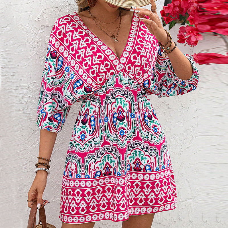 Resort-style Beach Dress Elegant For Commuting