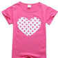 Polka dot short sleeve t-shirt