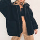 Manteau décontracté pour femme, automne-hiver, nouvelle collection Europe et États-Unis, manteau ample en laine et fourrure